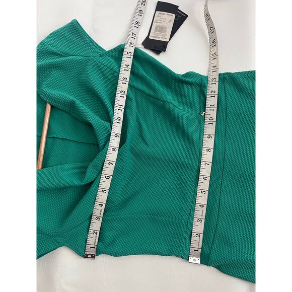 Rinascimento Made in Italy NWT sheath dress flare size Small Elegant luxury - Picture 4 of 7